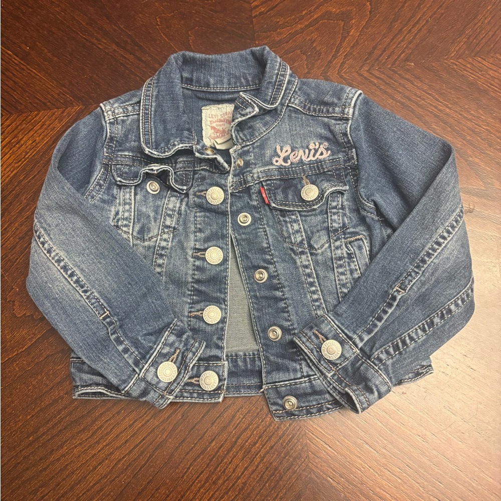 Levi's Kids Classic Embroidered Blue Jean Jacket 2T